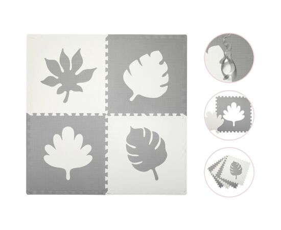Детский коврик MoMi пазл Feli 120 х 120 cм Grey (AKCE00029), изображение 3 Детский коврик MoMi пазл Feli 120 х 120 cм Grey (AKCE00029), изображение 3