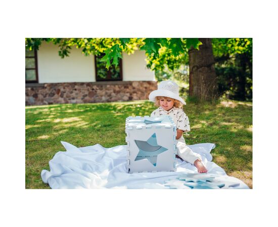Детский коврик MoMi пазл Nebe 90 х 90 cм Blue (AKCE00031), изображение 10