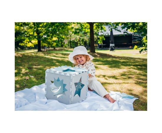 Детский коврик MoMi пазл Nebe 90 х 90 cм Blue (AKCE00031), изображение 11