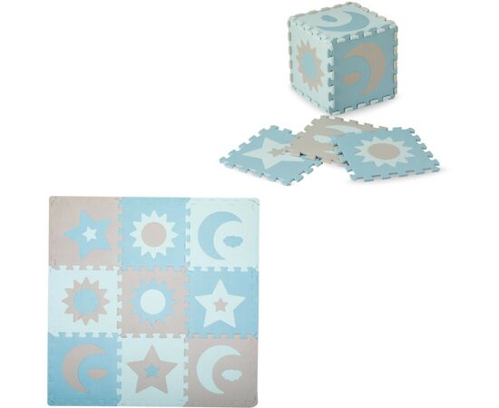 Детский коврик MoMi пазл Nebe 90 х 90 cм Blue (AKCE00031), изображение 2