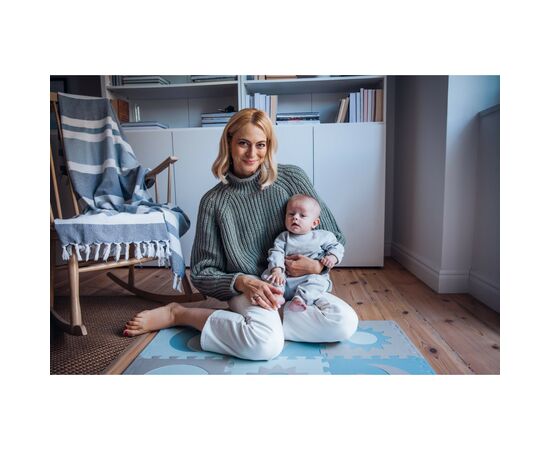 Детский коврик MoMi пазл Nebe 90 х 90 cм Blue (AKCE00031), изображение 8