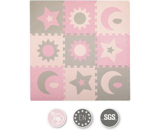 Детский коврик MoMi пазл Nebe 90 х 90 cм Pink (AKCE00030), изображение 4