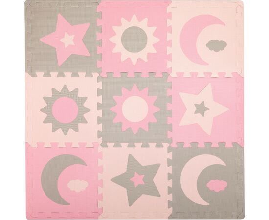 Дитячий килимок MoMi пазл Nebe 90 х 90 cм Pink (AKCE00030)