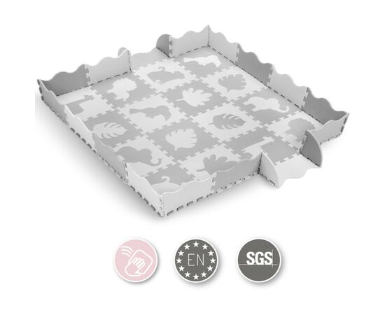 Детский коврик MoMi пазл Zawi 150 х 150 см Grey (MAED00013), изображение 6 Детский коврик MoMi пазл Zawi 150 х 150 см Grey (MAED00013), изображение 6