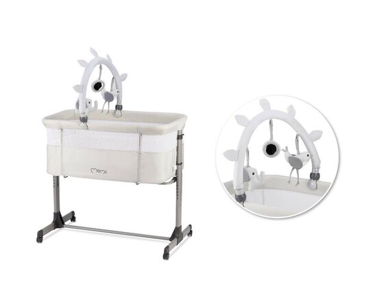 Кроватка MoMi Revo Light grey (LOZE00022), изображение 6 Кроватка MoMi Revo Light grey (LOZE00022), изображение 6