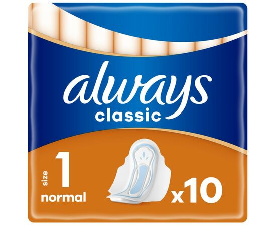 Гигиенические прокладки Always Classic Normal Размер 1 10 шт. (4015400259275)