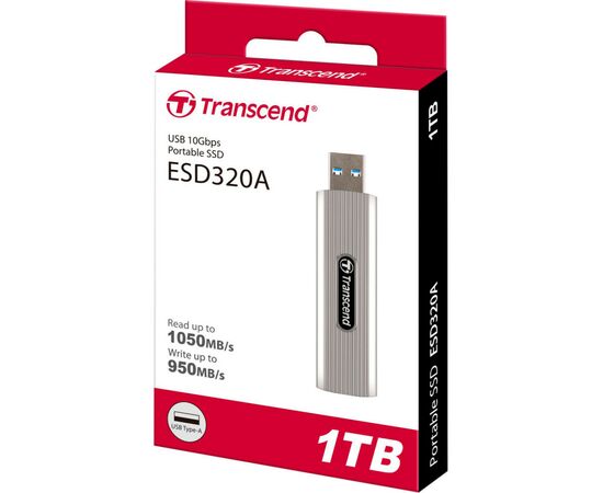 Накопитель SSD USB 3.2 1TB ESD320A Transcend (TS1TESD320A), изображение 5 Накопитель SSD USB 3.2 1TB ESD320A Transcend (TS1TESD320A), изображение 5