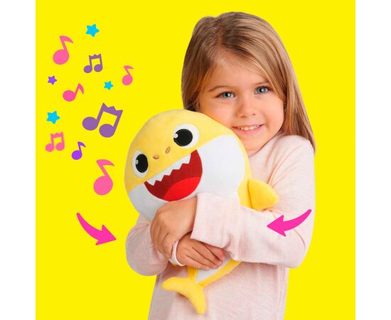 Интерактивная игрушка Baby Shark мягкая игрушка - Малыш Акулёнок (61031), изображение 4 Интерактивная игрушка Baby Shark мягкая игрушка - Малыш Акулёнок (61031), изображение 4