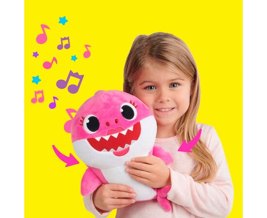 Интерактивная игрушка Baby Shark мягкая игрушка - Мама Акуленка (61033), изображение 4 Интерактивная игрушка Baby Shark мягкая игрушка - Мама Акуленка (61033), изображение 4