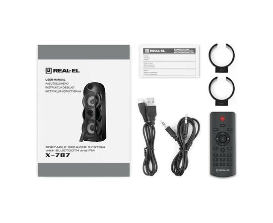 Акустическая система REAL-EL X-787 Black, изображение 10