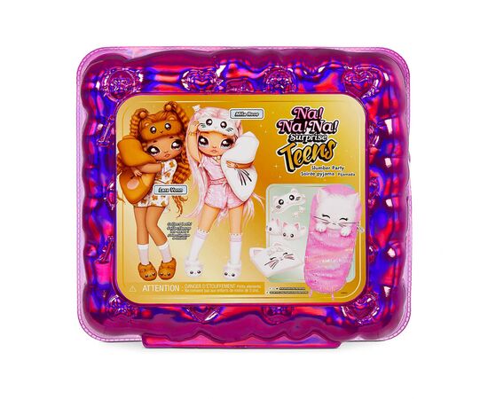 Кукла Na! Na! Na! Surprise серии Teens - Пижамная китти-вечеринка Милы Роуз (577423), изображение 5 Кукла Na! Na! Na! Surprise серии Teens - Пижамная китти-вечеринка Милы Роуз (577423), изображение 5