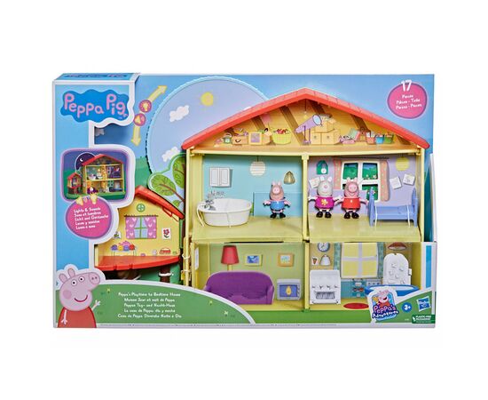 Игровой набор Peppa Pig Коттедж Пеппы День-ночь 3 фигурки, свет, звук (F2188), изображение 10 Игровой набор Peppa Pig Коттедж Пеппы День-ночь 3 фигурки, свет, звук (F2188), изображение 10