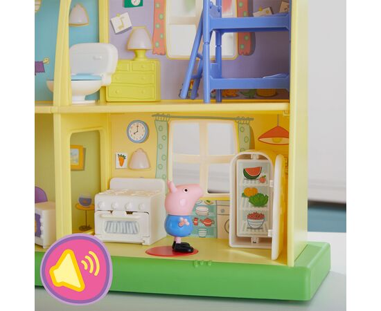 Игровой набор Peppa Pig Коттедж Пеппы День-ночь 3 фигурки, свет, звук (F2188), изображение 6 Игровой набор Peppa Pig Коттедж Пеппы День-ночь 3 фигурки, свет, звук (F2188), изображение 6