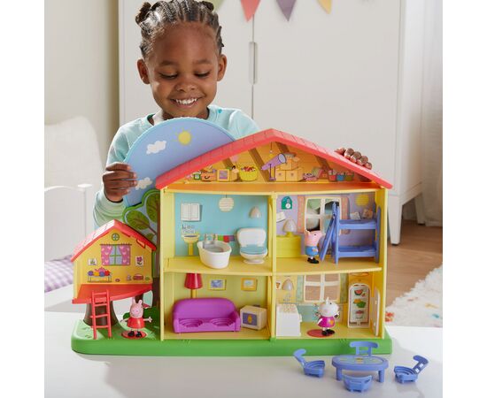 Игровой набор Peppa Pig Коттедж Пеппы День-ночь 3 фигурки, свет, звук (F2188), изображение 8 Игровой набор Peppa Pig Коттедж Пеппы День-ночь 3 фигурки, свет, звук (F2188), изображение 8