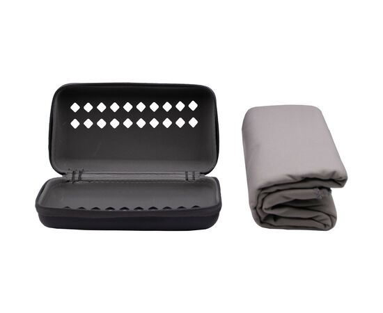 Полотенце Tramp з мікрофібри в чохлі Pocket Towel 60х120 L Grey (UTRA-161-L-grey), изображение 6 Полотенце Tramp з мікрофібри в чохлі Pocket Towel 60х120 L Grey (UTRA-161-L-grey), изображение 6