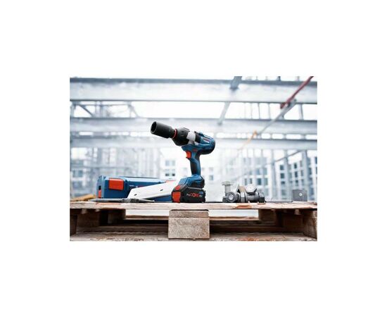 Гайковерт Bosch GDS 18V-1050 H, 18В, до 1750об/хв, 1500/1700Нм (без АКБ та ЗП) (0.601.9J8.500), зображення 6 Гайковерт Bosch GDS 18V-1050 H, 18В, до 1750об/хв, 1500/1700Нм (без АКБ та ЗП) (0.601.9J8.500), зображення 6