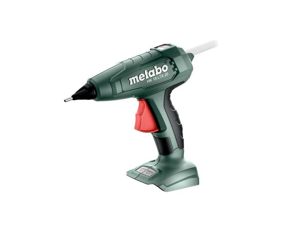 Клеевой пистолет Metabo HK 18 LTX 20, 18В, стержни 11мм, подача 20г/мин (без АКБ и ЗУ) (600797850)