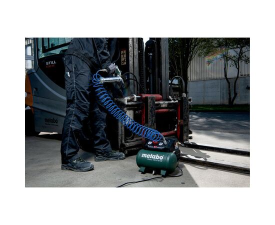 Компрессор Metabo BASIC 160-6 W OF безмасляный, 900Вт, 6л, 160л/мин, 8бар. (601501000), изображение 6 Компрессор Metabo BASIC 160-6 W OF безмасляный, 900Вт, 6л, 160л/мин, 8бар. (601501000), изображение 6