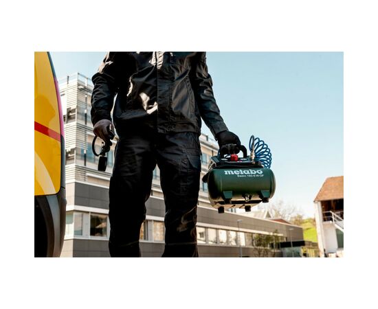 Компрессор Metabo BASIC 160-6 W OF безмасляный, 900Вт, 6л, 160л/мин, 8бар. (601501000), изображение 7 Компрессор Metabo BASIC 160-6 W OF безмасляный, 900Вт, 6л, 160л/мин, 8бар. (601501000), изображение 7