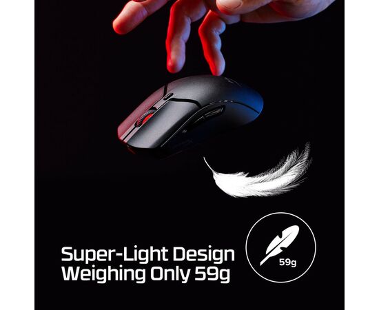 Мышка HyperX Pulsefire Haste 2 Mini Wireless Black (7D388AA), изображение 11 Мышка HyperX Pulsefire Haste 2 Mini Wireless Black (7D388AA), изображение 11