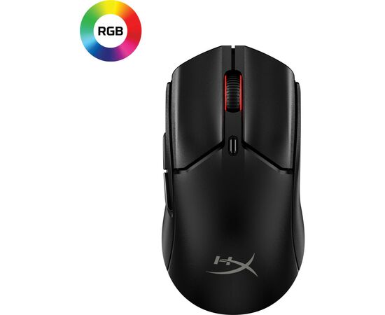 Мышка HyperX Pulsefire Haste 2 Mini Wireless Black (7D388AA), изображение 6 Мышка HyperX Pulsefire Haste 2 Mini Wireless Black (7D388AA), изображение 6