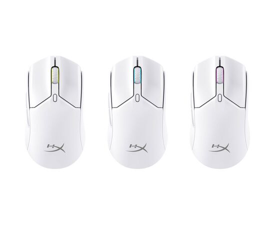 Мышка HyperX Pulsefire Haste 2 Mini Wireless White (7D389AA), изображение 5 Мышка HyperX Pulsefire Haste 2 Mini Wireless White (7D389AA), изображение 5