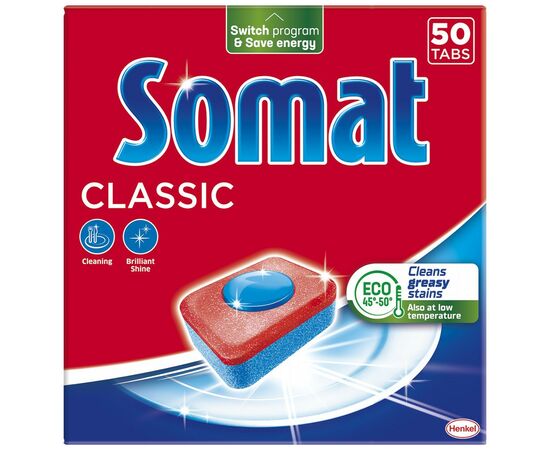 Таблетки для посудомоечных машин Somat Classic 50 шт. (9000101577402)