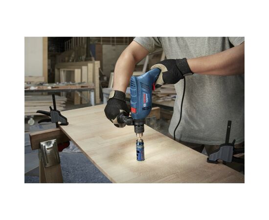 Дриль Bosch GSB 600, 600Вт, 1-10 мм, 3000 об/хв, 48000 уд/хв (0.601.1A0.320), зображення 3 Дриль Bosch GSB 600, 600Вт, 1-10 мм, 3000 об/хв, 48000 уд/хв (0.601.1A0.320), зображення 3