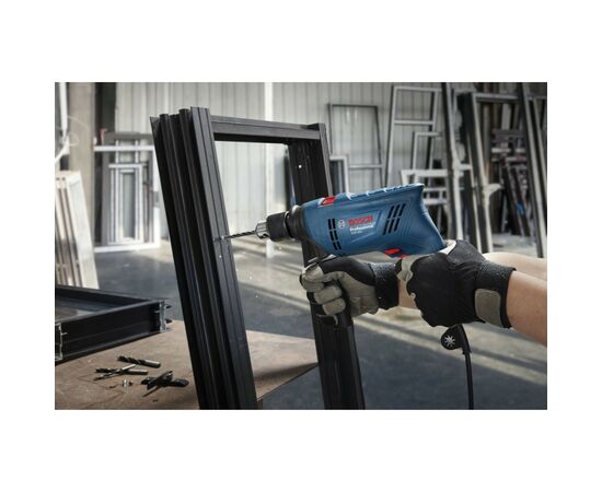 Дриль Bosch GSB 600, 600Вт, 1-10 мм, 3000 об/хв, 48000 уд/хв (0.601.1A0.320), зображення 4 Дриль Bosch GSB 600, 600Вт, 1-10 мм, 3000 об/хв, 48000 уд/хв (0.601.1A0.320), зображення 4