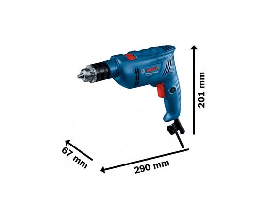 Дриль Bosch GSB 600, 600Вт, 1-10 мм, 3000 об/хв, 48000 уд/хв (0.601.1A0.320), зображення 7 Дриль Bosch GSB 600, 600Вт, 1-10 мм, 3000 об/хв, 48000 уд/хв (0.601.1A0.320), зображення 7