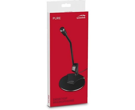 Мікрофон Speedlink PURE Desktop Voice Microphone Black (SL-8702-BK), зображення 3 Мікрофон Speedlink PURE Desktop Voice Microphone Black (SL-8702-BK), зображення 3