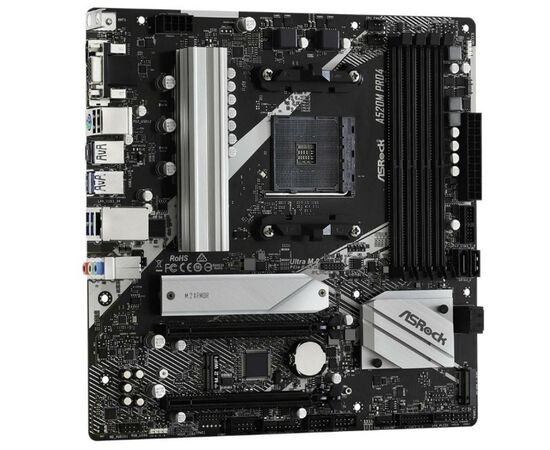 Материнская плата ASRock A520M PRO4, изображение 4 Материнская плата ASRock A520M PRO4, изображение 4