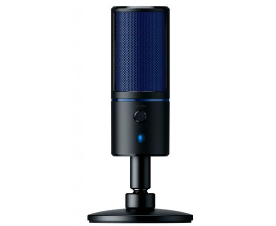 Мікрофон Razer Seiren X PS4 Black/Blue (RZ19-02290200-R3G1), зображення 4 Мікрофон Razer Seiren X PS4 Black/Blue (RZ19-02290200-R3G1), зображення 4