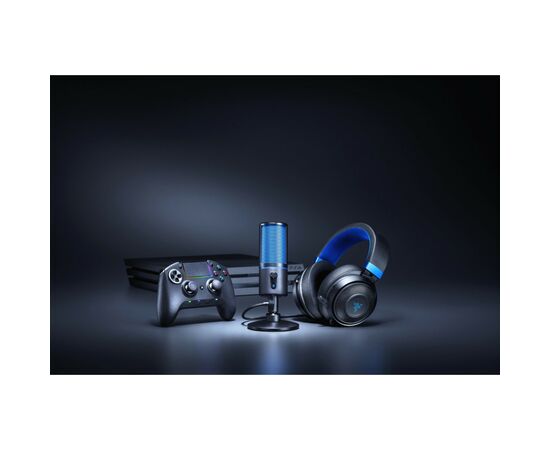 Мікрофон Razer Seiren X PS4 Black/Blue (RZ19-02290200-R3G1), зображення 9 Мікрофон Razer Seiren X PS4 Black/Blue (RZ19-02290200-R3G1), зображення 9