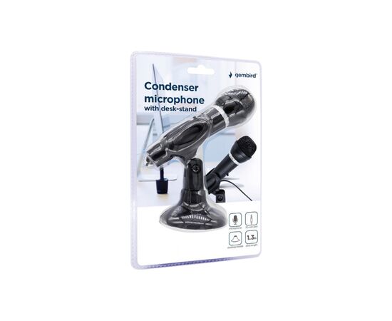 Мікрофон Gembird MIC-D-04 Black (MIC-D-04), зображення 3 Мікрофон Gembird MIC-D-04 Black (MIC-D-04), зображення 3