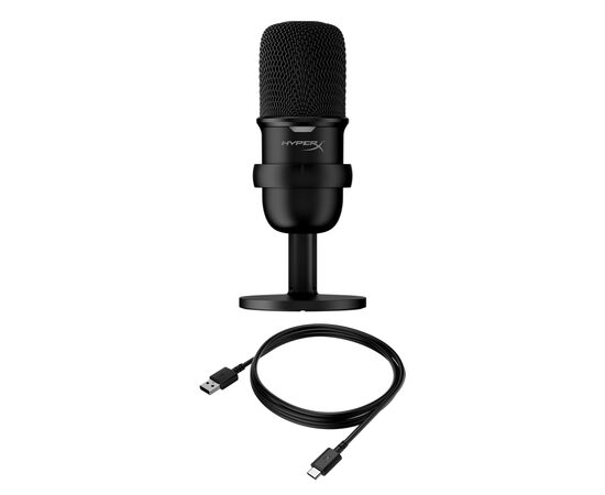 Микрофон HyperX SoloCast Black (4P5P8AA), изображение 7 Микрофон HyperX SoloCast Black (4P5P8AA), изображение 7