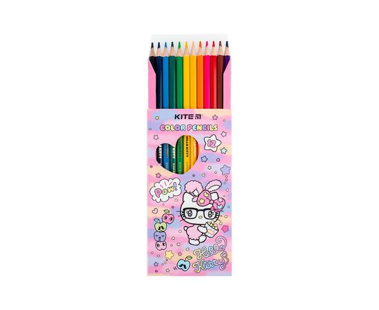 Карандаши цветные Kite Hello Kitty 12 цветов (HK24-051), изображение 4 Карандаши цветные Kite Hello Kitty 12 цветов (HK24-051), изображение 4