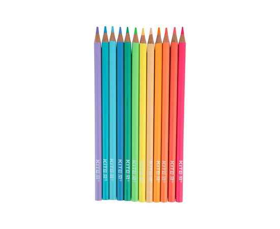 Олівці кольорові Kite Fantasy Pastel 12 кольорів (K22-451-2), зображення 4 Олівці кольорові Kite Fantasy Pastel 12 кольорів (K22-451-2), зображення 4