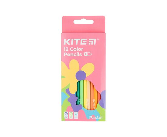 Олівці кольорові Kite Fantasy Pastel 12 кольорів (K22-451-2)
