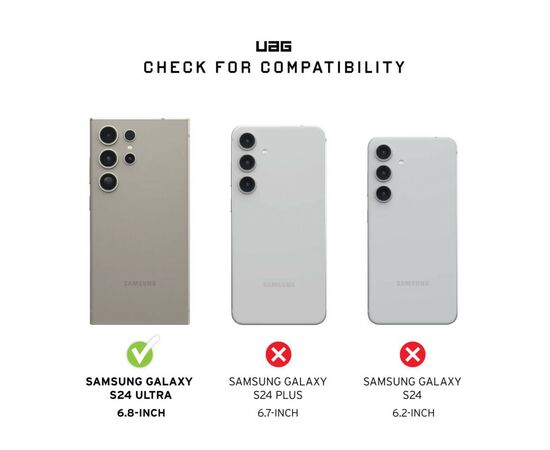 Чехол для мобильного телефона UAG Samsung Galaxy S24 Ultra, Pathfinder SE Pro, Digi Camo Dark Earth (214426118280), изображение 10