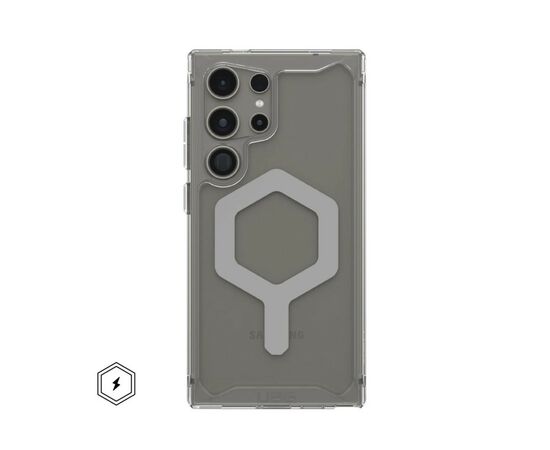 Чехол для мобильного телефона UAG Samsung Galaxy S24 Ultra, Plyo Pro, Ice/Silver (214431114333)