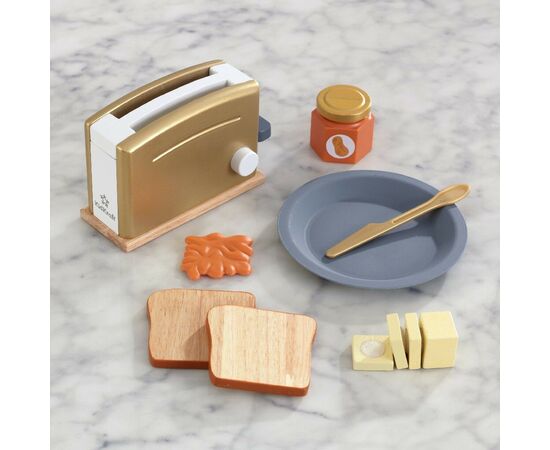 Игровой набор KidKraft Детский тостер Modern Metallics (53536), изображение 2 Игровой набор KidKraft Детский тостер Modern Metallics (53536), изображение 2