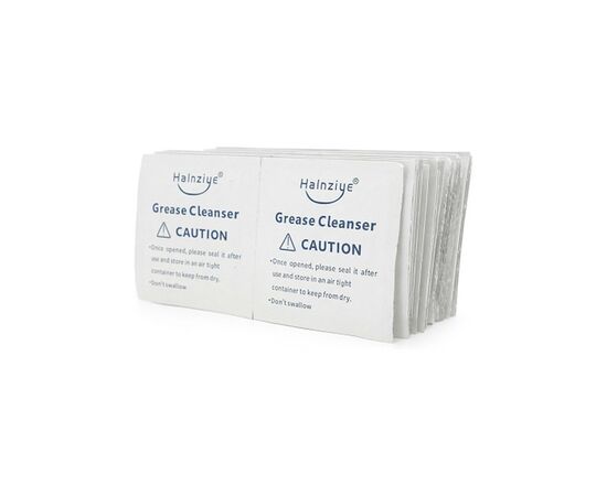 Салфетки Halnziye Grease Cleanser 2-pack (alcohol + without alcohol) 25шт (21311)