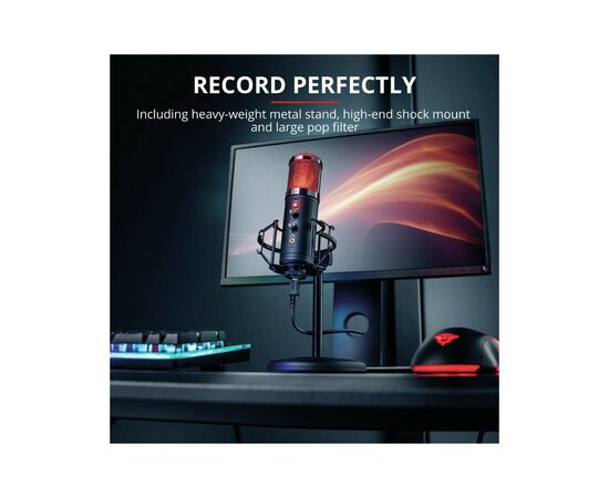 Мікрофон Trust GXT 256 Exxo USB Streaming Microphone (23510), зображення 8 Мікрофон Trust GXT 256 Exxo USB Streaming Microphone (23510), зображення 8