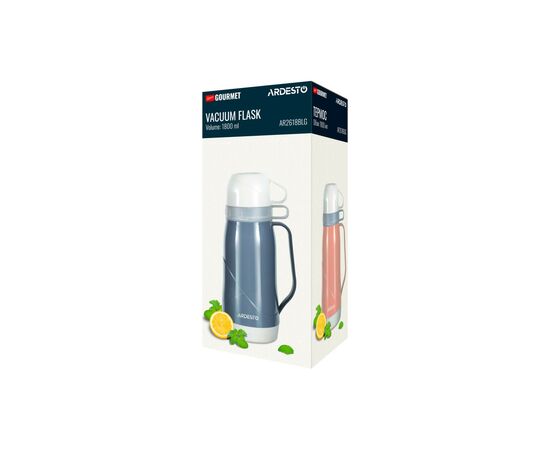 Термос Ardesto Gemini Gourmet 1800 мл Синьо-сірий (AR2618BLG), изображение 8 Термос Ardesto Gemini Gourmet 1800 мл Синьо-сірий (AR2618BLG), изображение 8