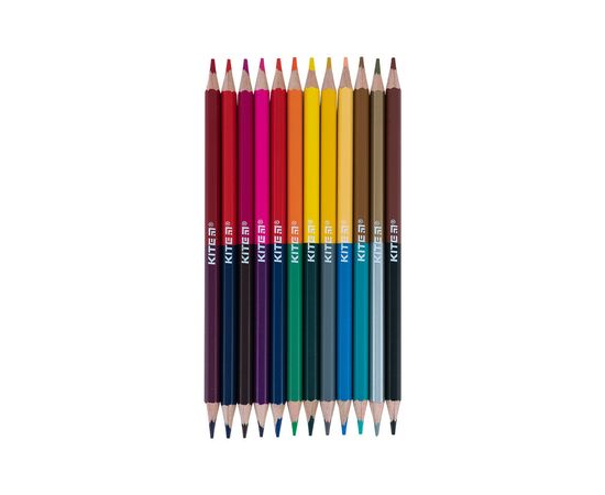 Карандаши цветные Kite Fantasy двухсторонние, 12 цветов (K22-054-2), изображение 4 Карандаши цветные Kite Fantasy двухсторонние, 12 цветов (K22-054-2), изображение 4