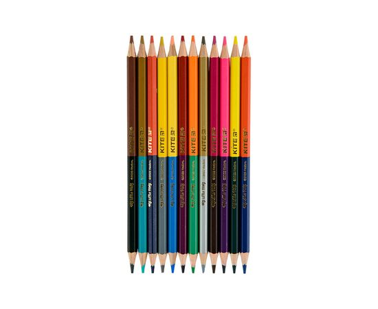 Карандаши цветные Kite My Little Pony двухсторонние, 12 цветов (LP22-054), изображение 4 Карандаши цветные Kite My Little Pony двухсторонние, 12 цветов (LP22-054), изображение 4