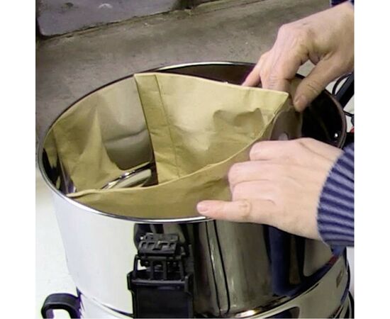 Мешок для пылесоса Einhell бумажный, 15л, 5шт (2351165), изображение 2 Мешок для пылесоса Einhell бумажный, 15л, 5шт (2351165), изображение 2