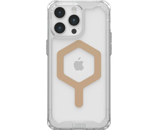 Чехол для мобильного телефона UAG iPhone 15 Pro Max, Plyo Magsafe, Ice/Gold (114305114381)