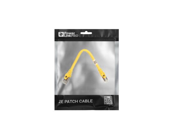 Патч-корд 0.20м S/FTP Cat 6 CU PVC 26AWG 7/0.16 yellow 2E (2E-PC6SFTPCOP-020YLW), зображення 3 Патч-корд 0.20м S/FTP Cat 6 CU PVC 26AWG 7/0.16 yellow 2E (2E-PC6SFTPCOP-020YLW), зображення 3